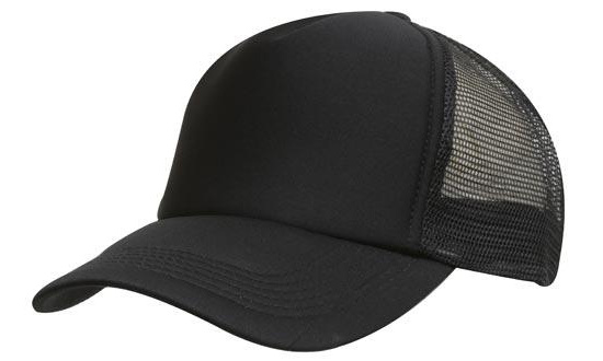 AG3803 Trucker Cap in Black