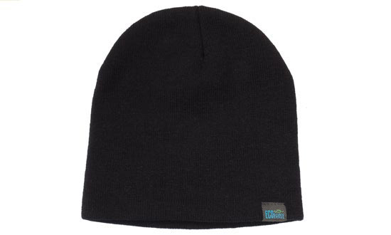 Recycled Rolled Down Beanie Toque | AG3985 ECO in Black