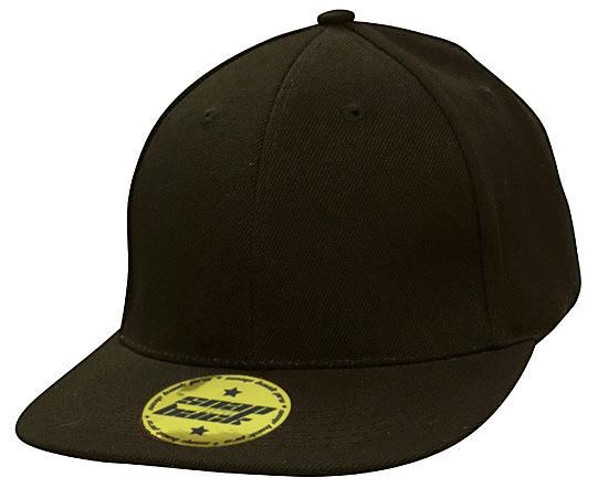 Premium American Twill Snap Back w/ Pro Styling | AG4087 in Black