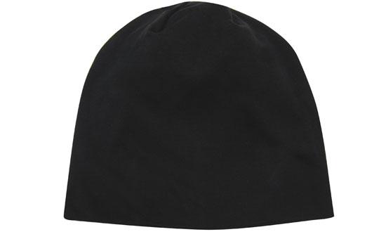 Cotton Beanie Toque | AG4108 in Black