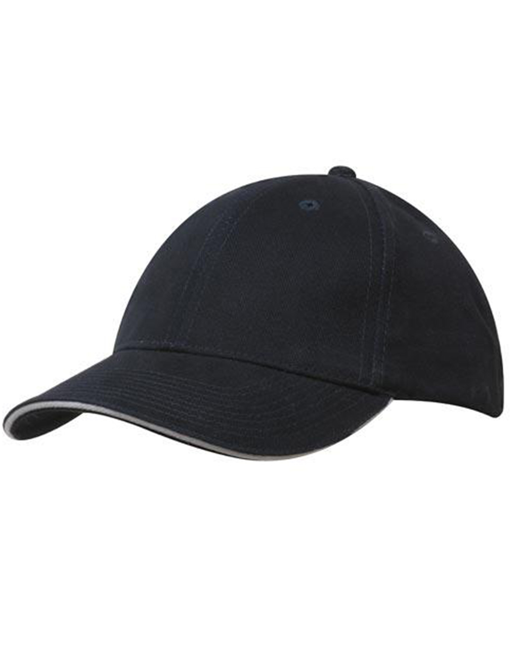 Brushed Cotton Cap w/ Sandwich Trim